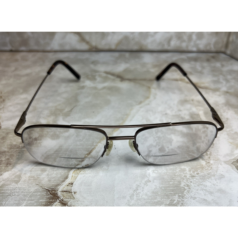 Ducks Unlimited McAlester Eyeglass Brown Metal 55-18-140 FOR FRAMES ONLY